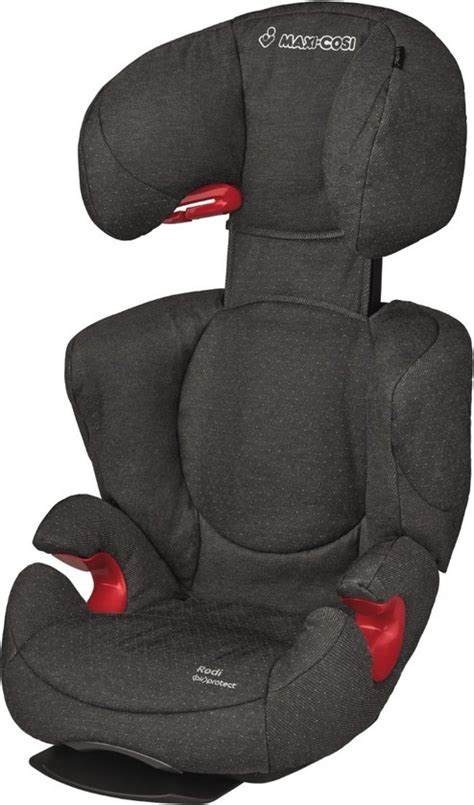 Gedetailleerde afbeelding van de verstelbare hoofdsteun en zijsteunen van de Maxi-Cosi Rodi AirProtect