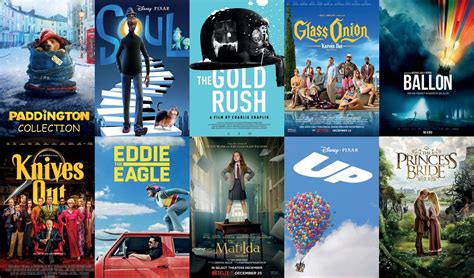 Een collage van posters van bekende films en series waarin geboortescènes voorkomen.