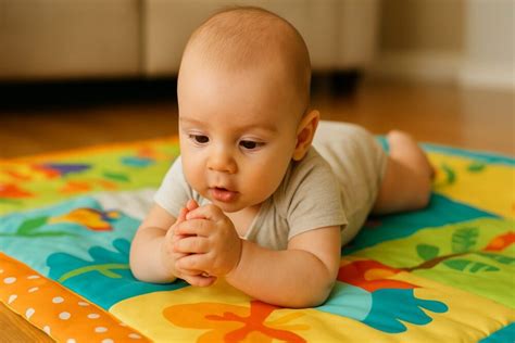 baby met vieze handjes die schoongemaakt worden met babydoekjes