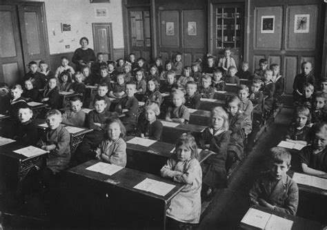 Historische foto van een schoolklas
