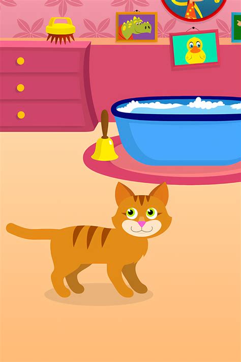 Screenshot van het spel 'Kaatje Huisje Spelen' met de interactieve tuin