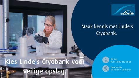 Illustratie van cryogene opslag van biologisch materiaal.